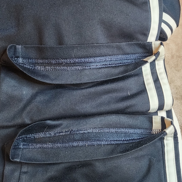 ๐ Men's Adidas Navy and White Stripe Zip Pockets Size 4XL. - Picture 10 of 10